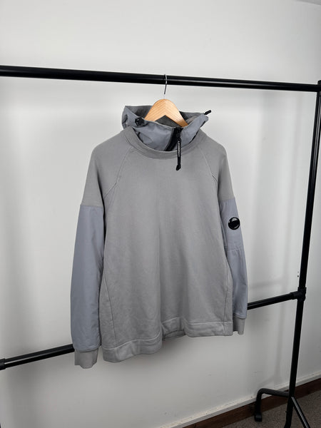 CP Company Mixed Fleece Hoodie (M)