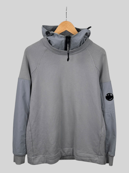 CP Company Mixed Fleece Hoodie (M)