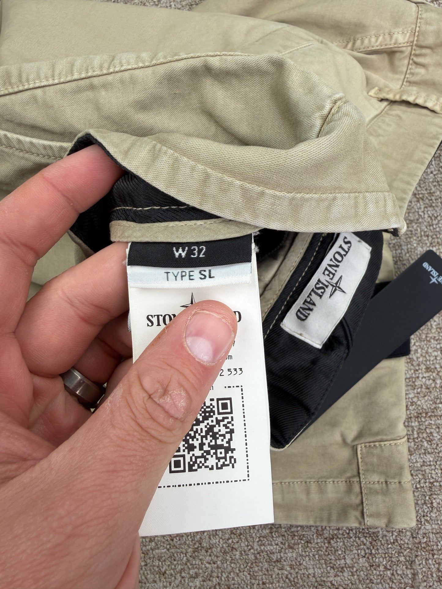 Stone Island Bermuda Cargo Shorts