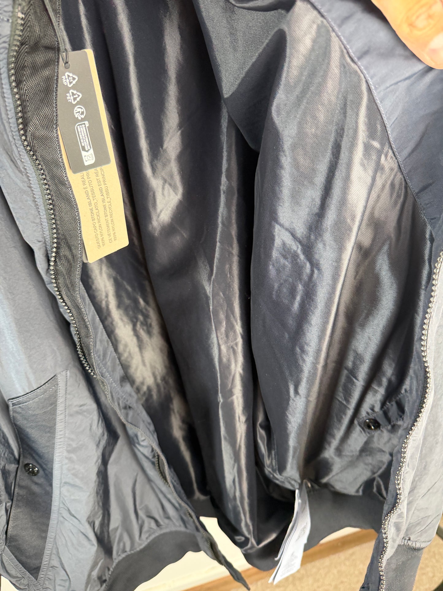 Stone Island Garment Dyed Crinkle Reps NY Jacket