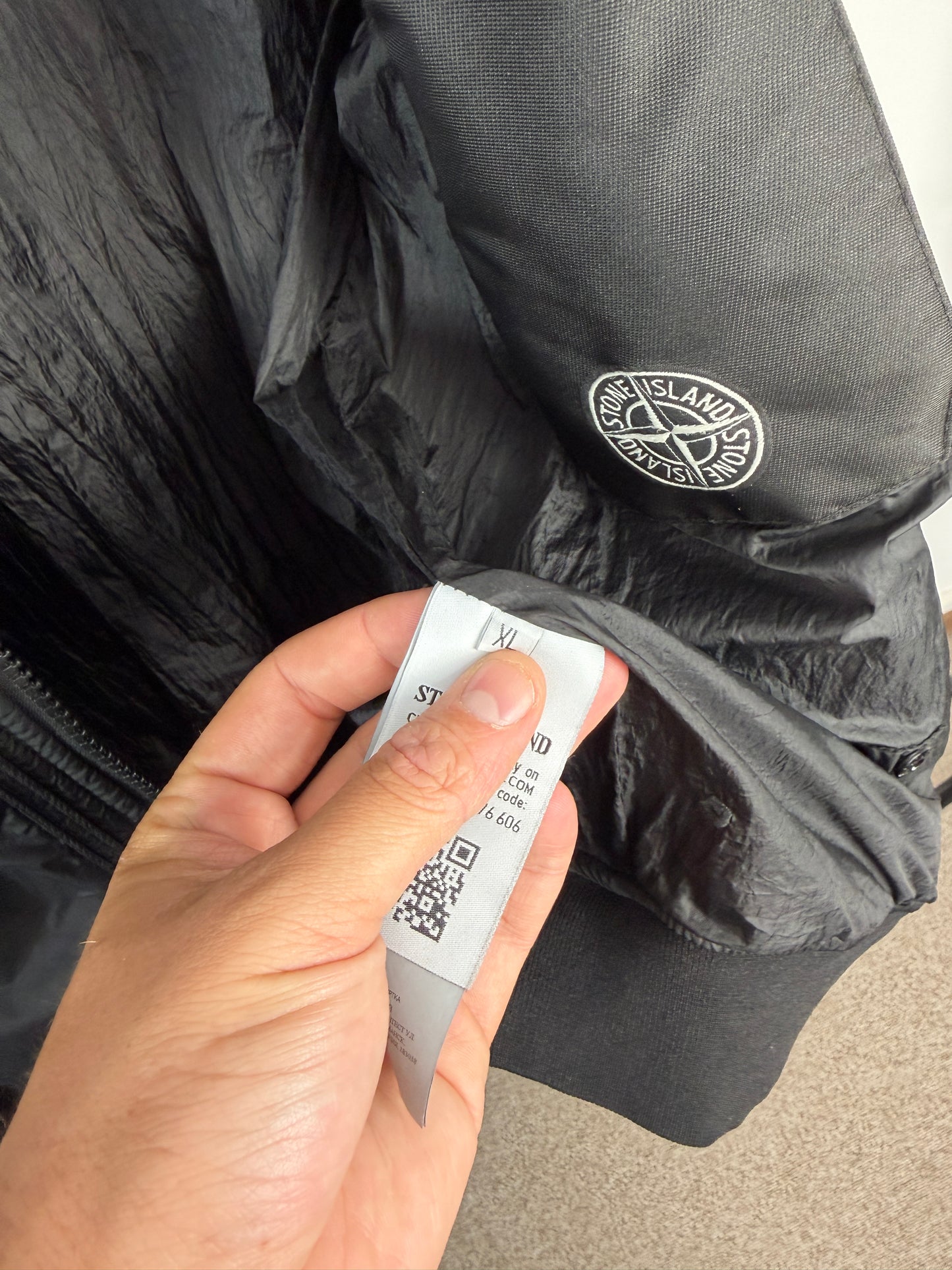 Stone Island Garment Dyed Crinkle Reps NY Jacket