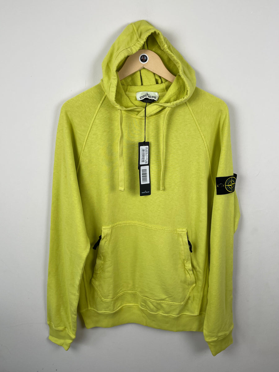 Stone island hoodie sales neon