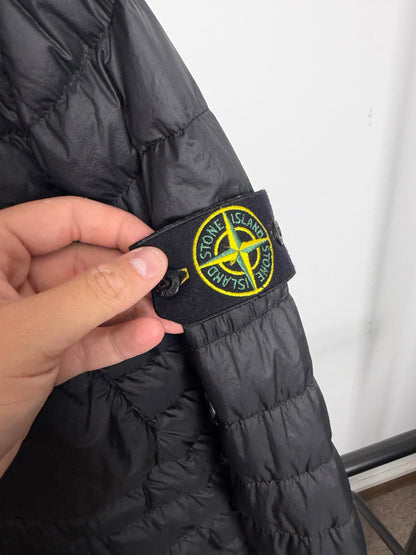 Stone Island Garment Dyed Micro Yarn Down Overshirt