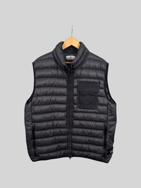 Stone Island Garment Dyed Micro Yarn Down Gilet - 3XL