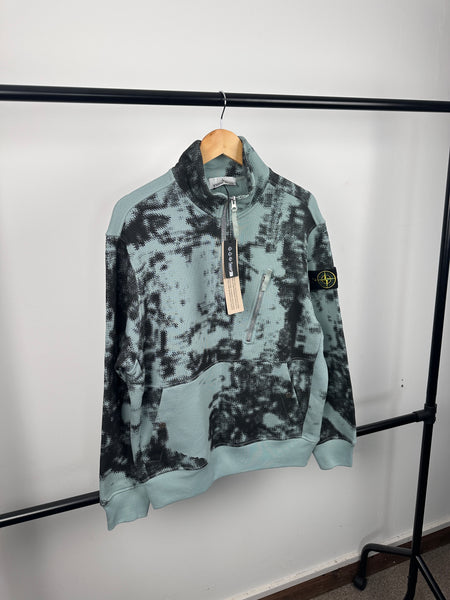 Stone Island Camo 1/4 Zip Sweatshirt BNWT (M)