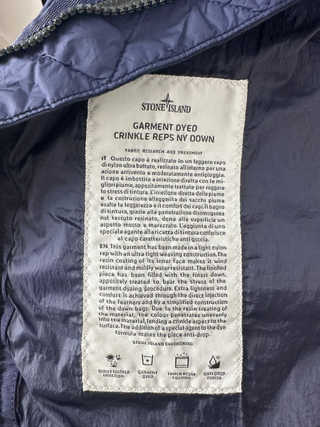 Stone Island Garment Dyed Crinkle Reps NY Down Gilet (M)