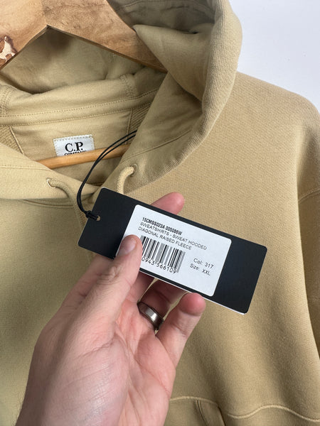 C.P Company Diagonal Raised Fleece Hoodie (2XL)