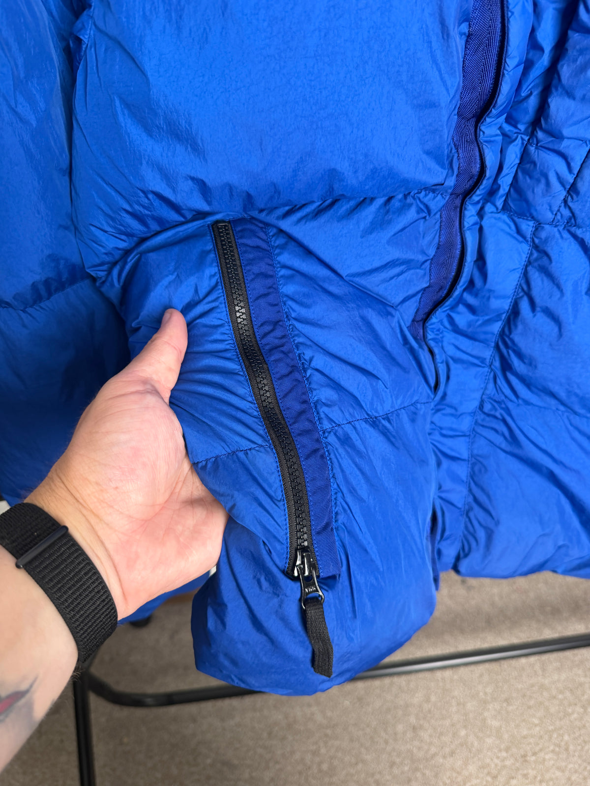 Stone Island Garment Dyed Crinkle Reps Down Jacket