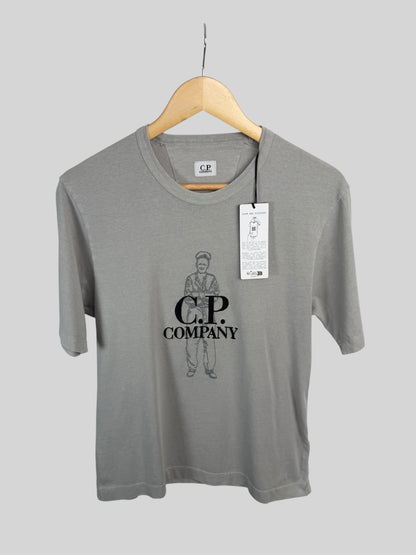 C.P Company Embroidered Logo T-Shirt