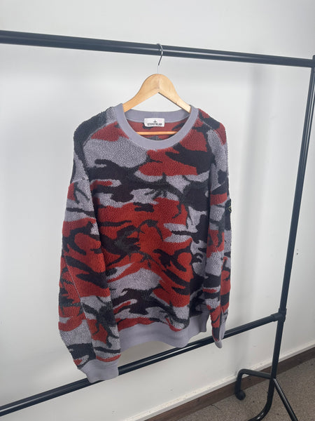Stone Island Teddy Fleece Sweatshirt (XL)