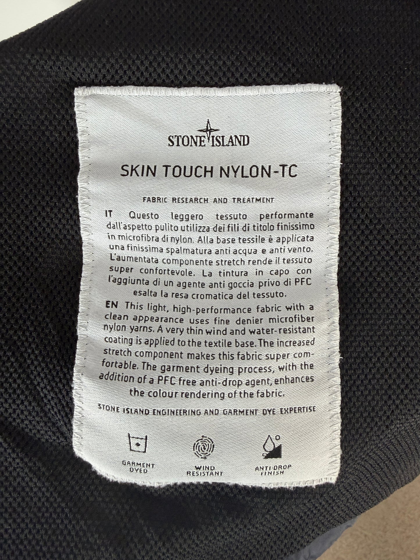 Stone Island Packable Skin Touch Nylon TC Jacket
