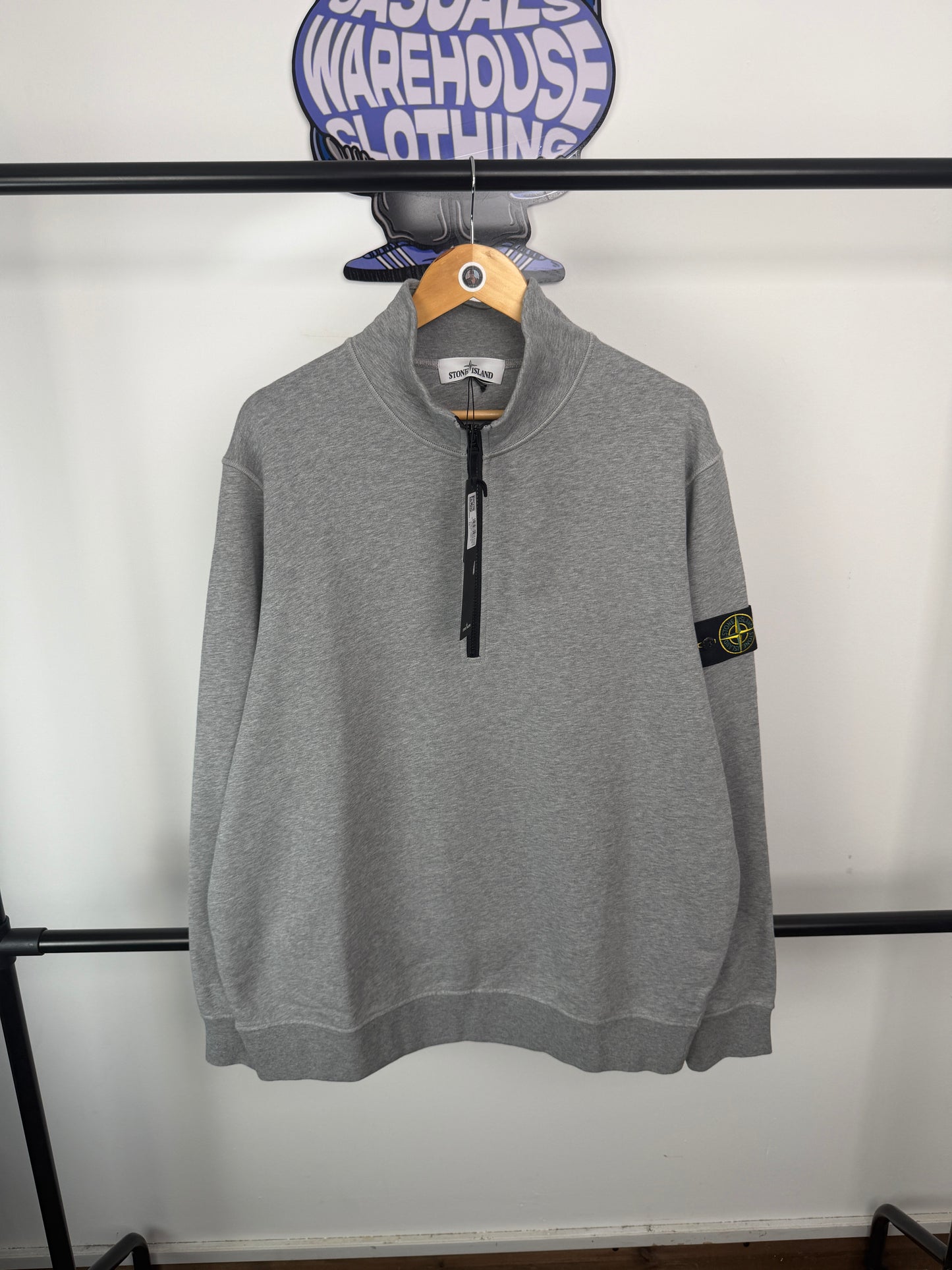 Stone Island 1/4 Zip Sweatshirt