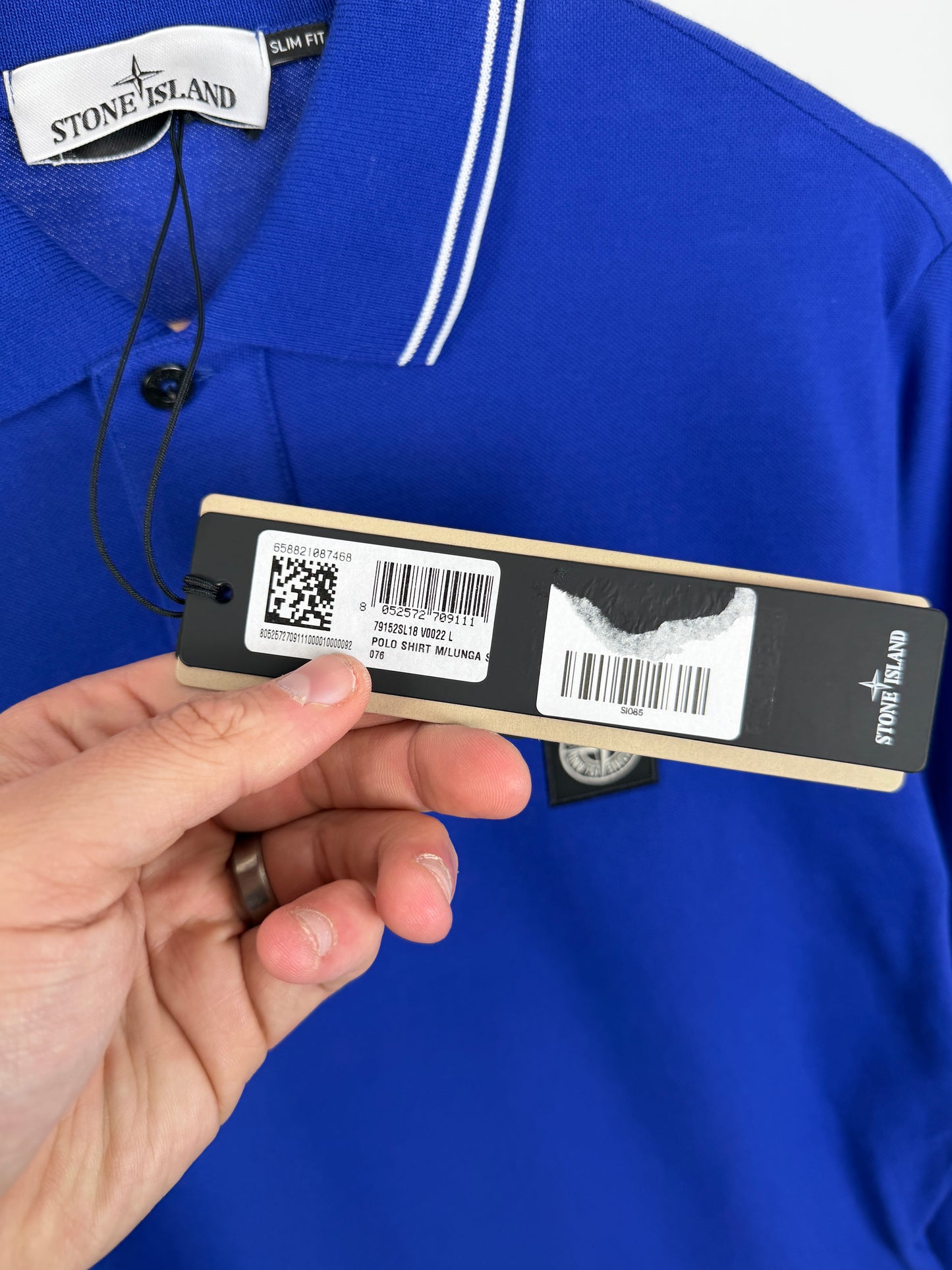 Stone Island Long Sleeved Polo Shirt - BNWT (L)