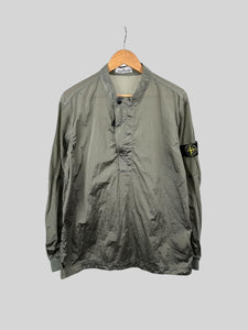 Stone Island 1/4 Zip Ripstop Smock - Large