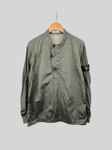 Stone Island 1/4 Zip Ripstop Smock - Large