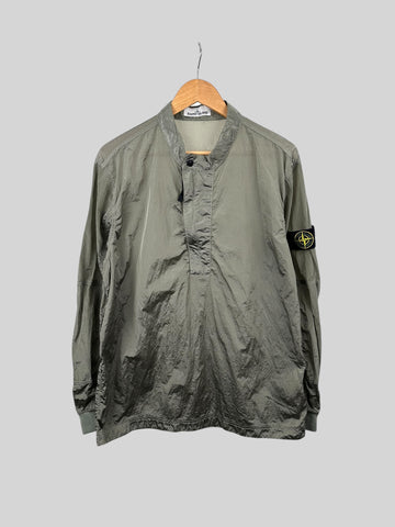 Stone Island 1/4 Zip Ripstop Smock - Large