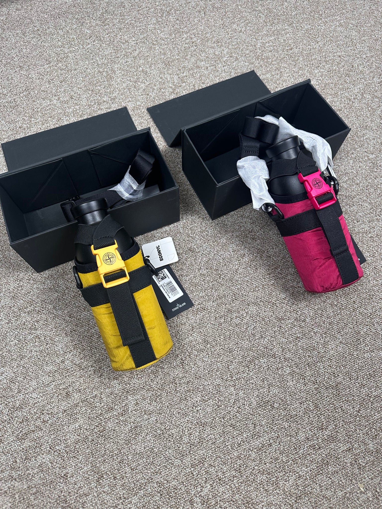 Stone Island X24 Stainless Steel Flask & Nylon Metal Holder