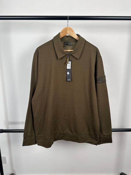 Stone Island Half Zip Ghost Collared Sweatshirt - BNWT (XL)