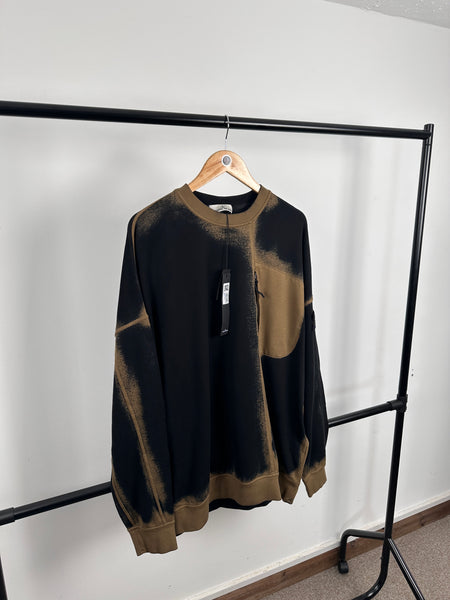 Stone Island Spray Paint Zip Sweatshirt - BNWT (3XL)