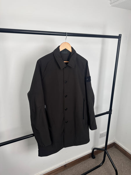 Stone Island Poliestere Stretch 5L Ghost Piece Long Jacket (M)
