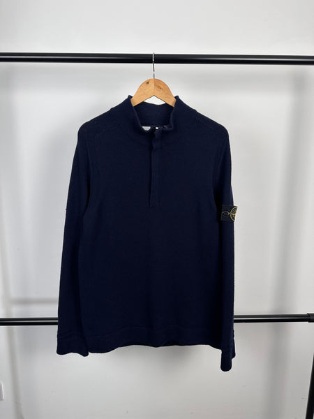 Stone Island Wool 1/4 Zip Pullover (L)