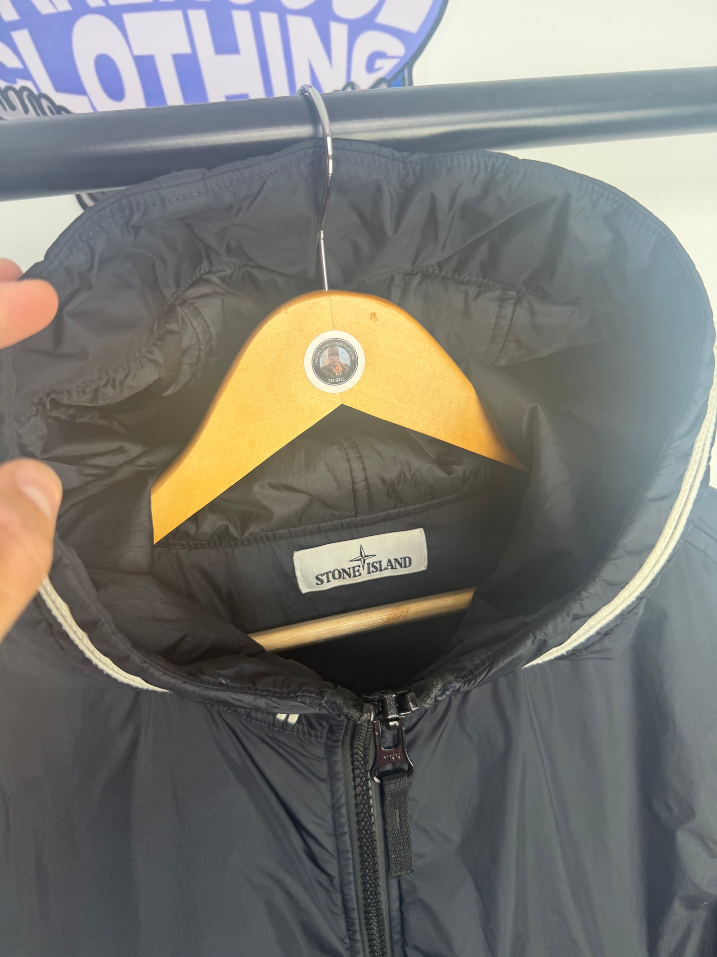 Stone Island Garment Dyed Crinkle Reps R-NY