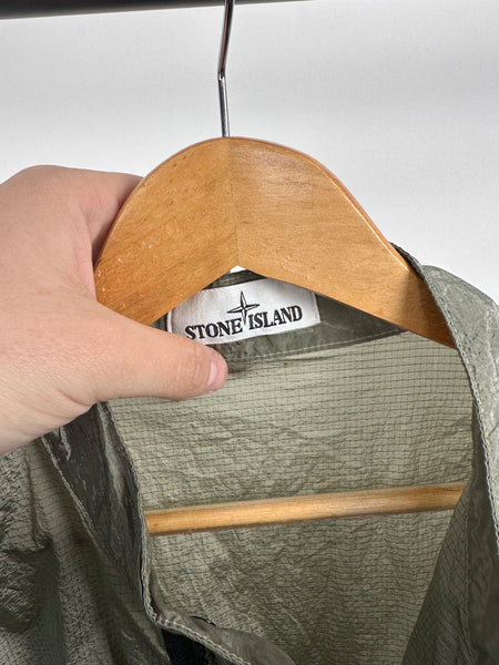 Stone Island 1/4 Zip Ripstop Smock - Large