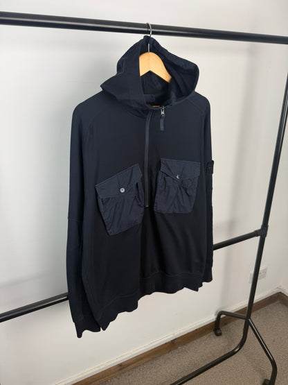 Stone Island 1/2 Zip Ghost Hoodie