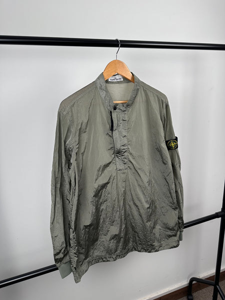 Stone Island 1/4 Zip Ripstop Smock - Large