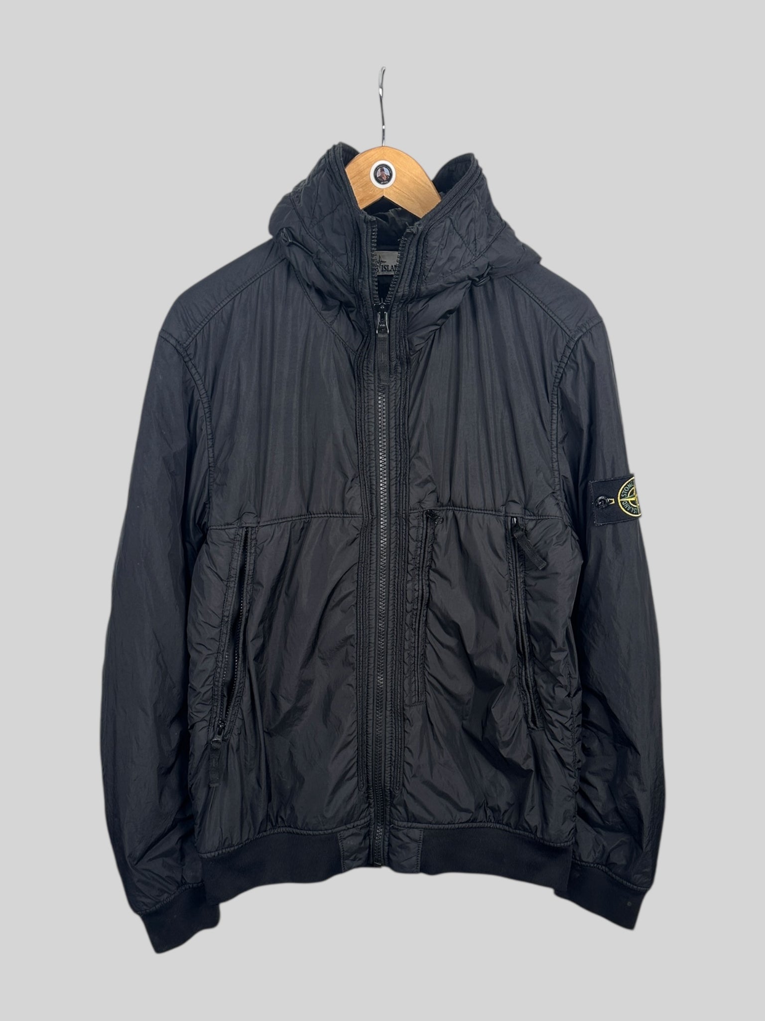 Stone Island Garment Dyed Crinkle Reps NY Jacket (L)