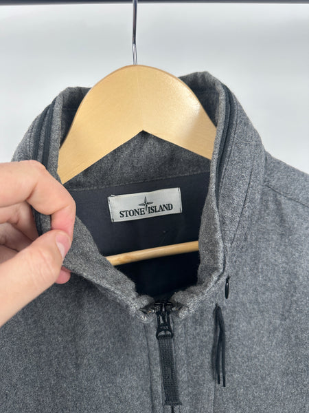 Stone Island Zip Up Wool Jacket (XXL)
