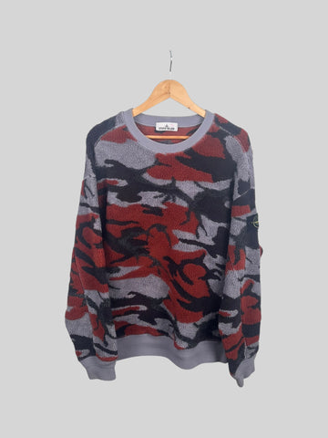 Stone Island Teddy Fleece Sweatshirt (XL)