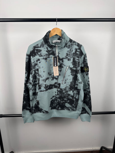 Stone Island Camo 1/4 Zip Sweatshirt BNWT (M)