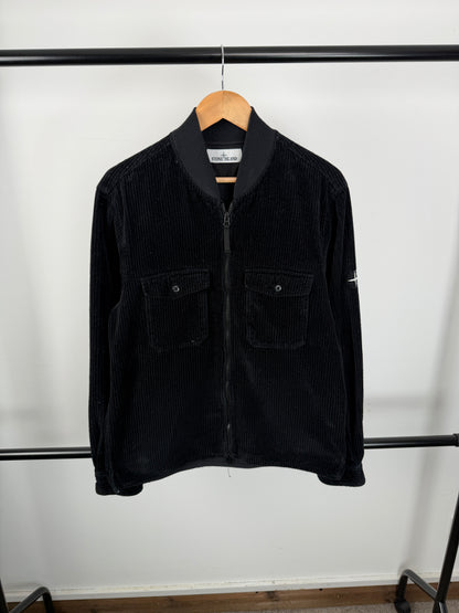 Stone Island Zip Up Corduroy Overshirt (M)