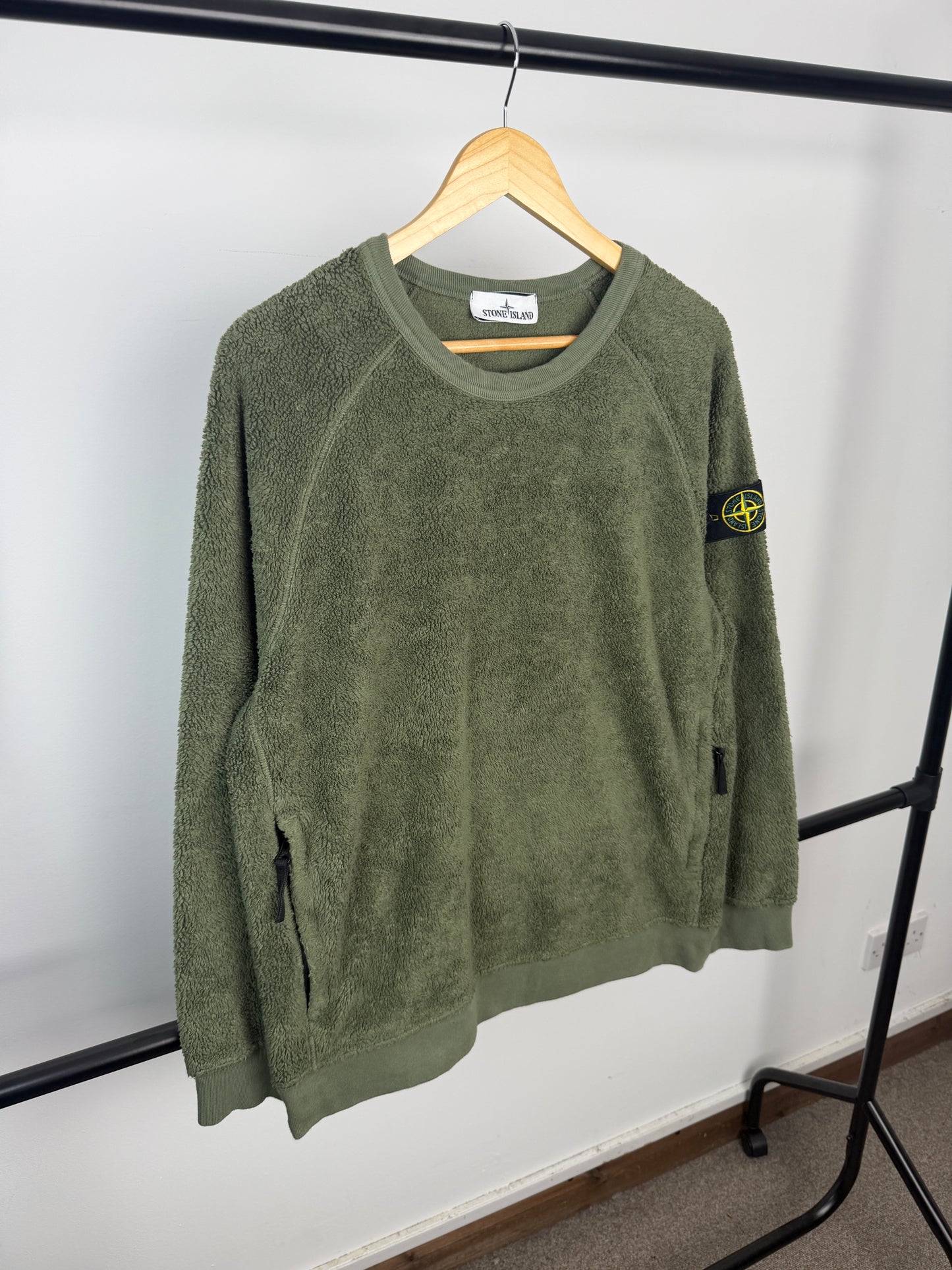 Stone Island Teddy Fleece Sweatshirt