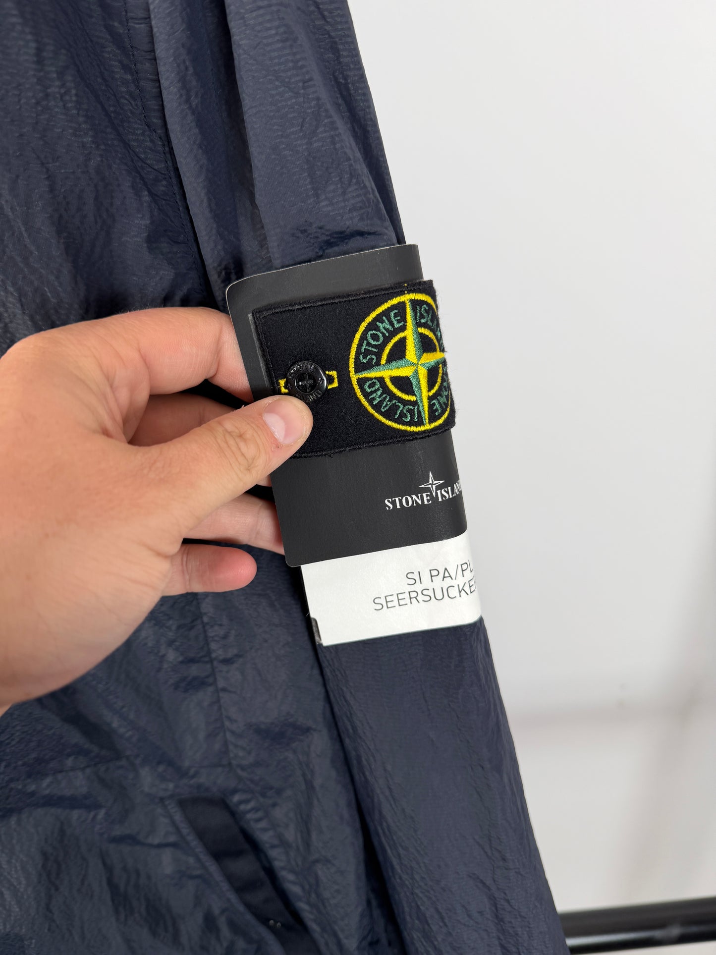 Stone Island SI PA/PL Seersucker TC Nylon Metal Overshirt