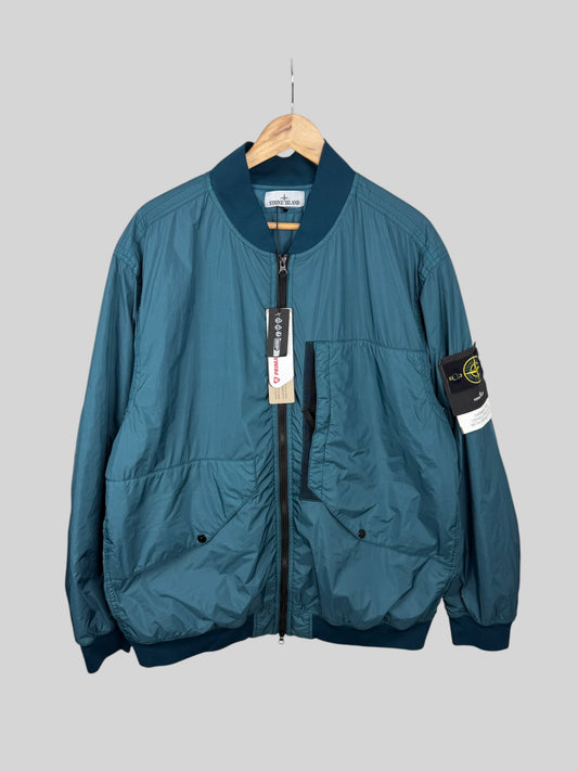 Stone Island Garment Dyed Crinkle Reps R-NY Primaloft TC Bomber Jacket