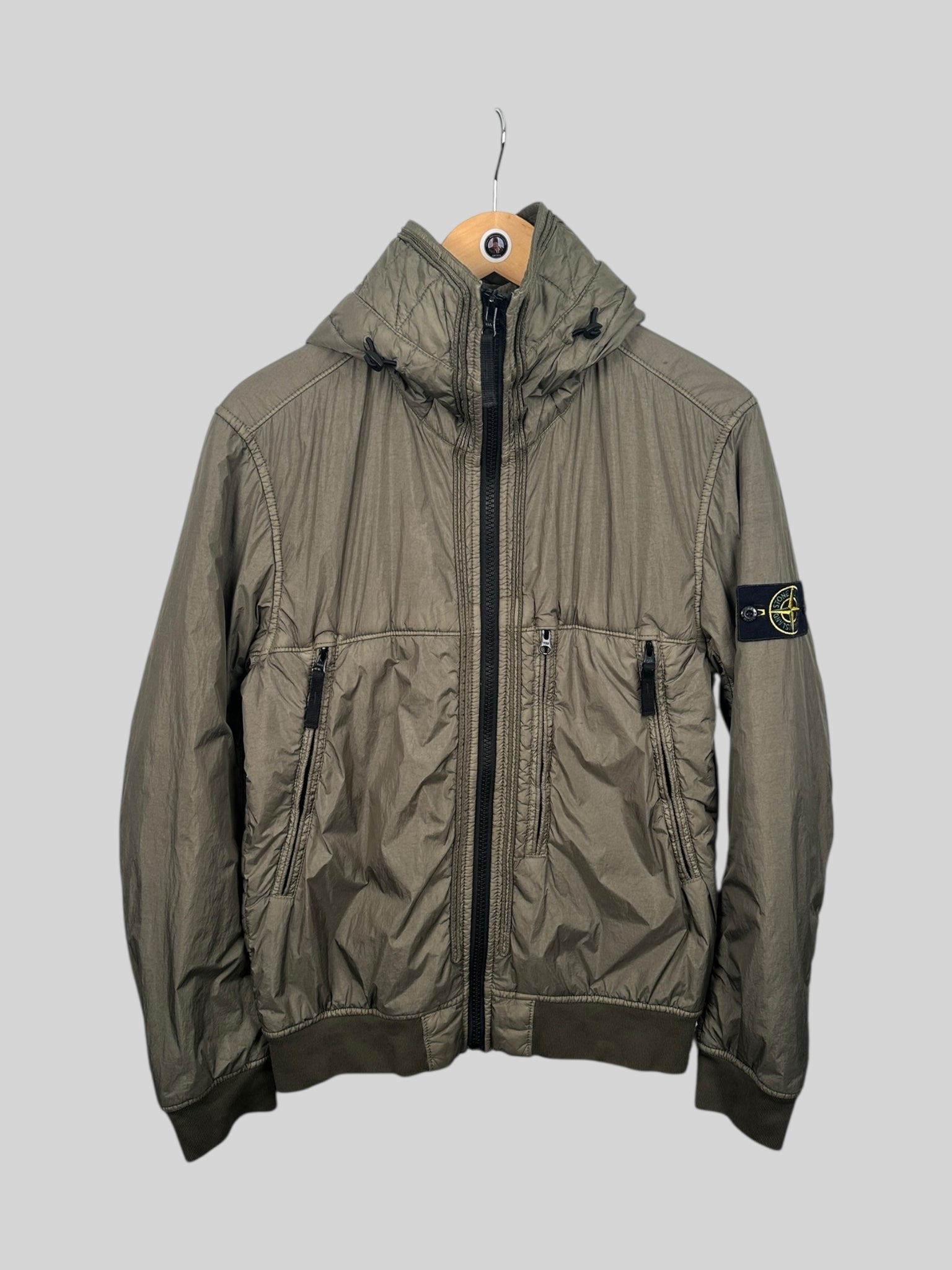 Stone Island Garment Dyed Crinkle Reps Ny Jacket (S)