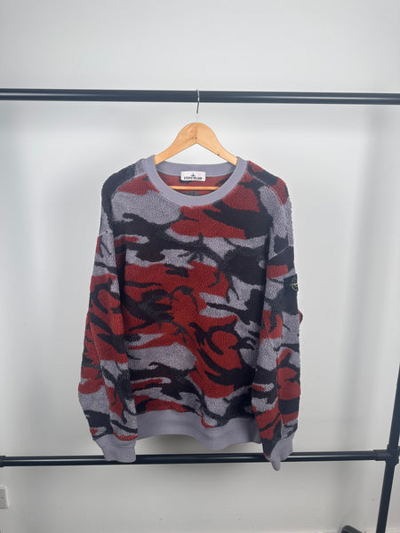 Stone Island Teddy Fleece Sweatshirt (XL)