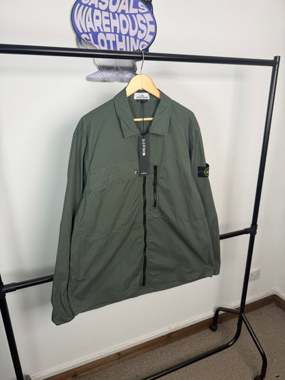 Stone Island Supima Cotton Twill Stretch Overshirt