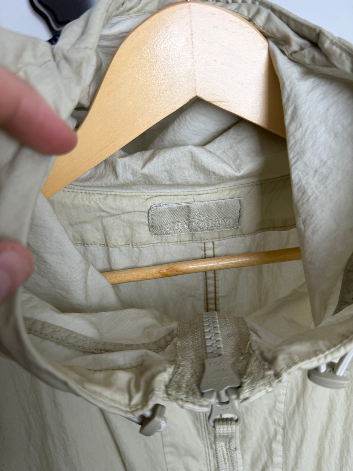Stone Island 50 Fili Resinata Ghost Parka Jacket