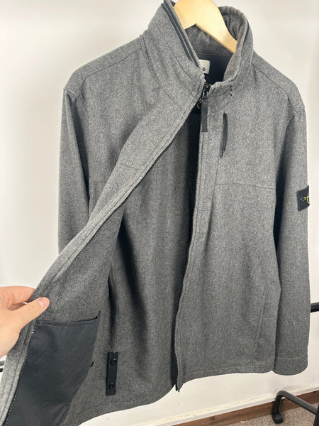 Stone Island Zip Up Wool Jacket (XXL)