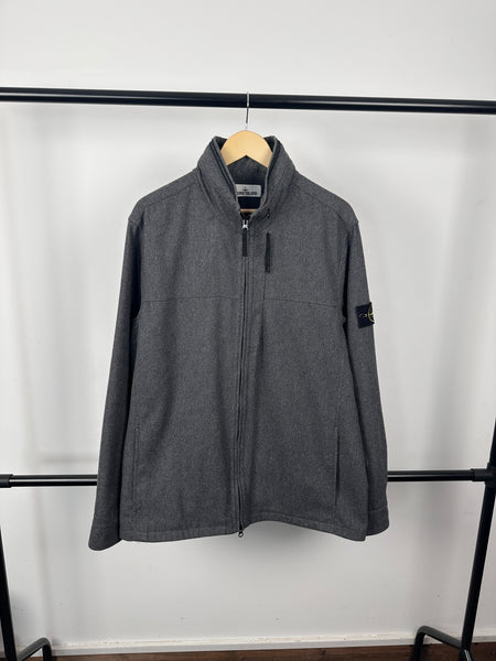 Stone Island Zip Up Wool Jacket (XXL)