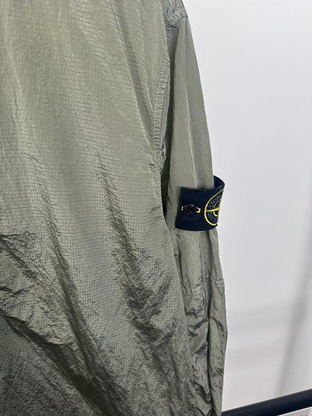 Stone Island 1/4 Zip Nylon Metal Overshirt (M)
