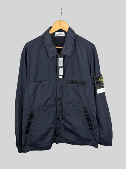 Stone Island SI PA/PL Seersucker TC Nylon Metal Overshirt