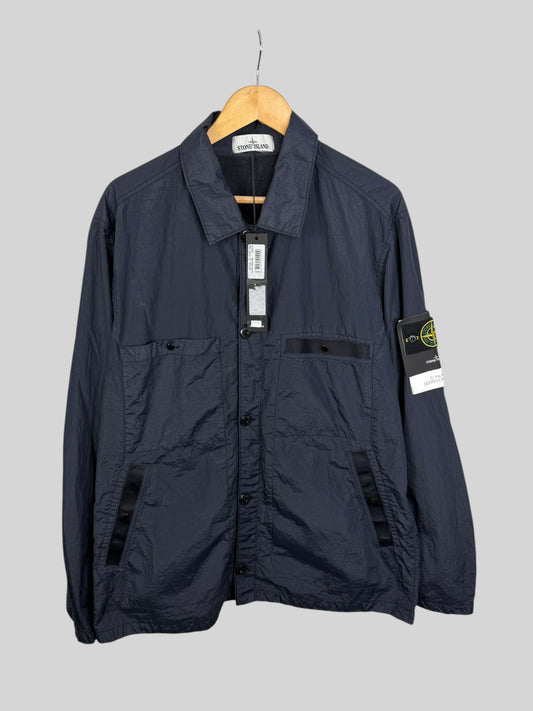 Stone Island SI PA/PL Seersucker TC Nylon Metal Overshirt