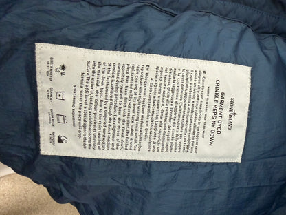 Stone Island Garment Dyed Crinkle Reps Down Jacket