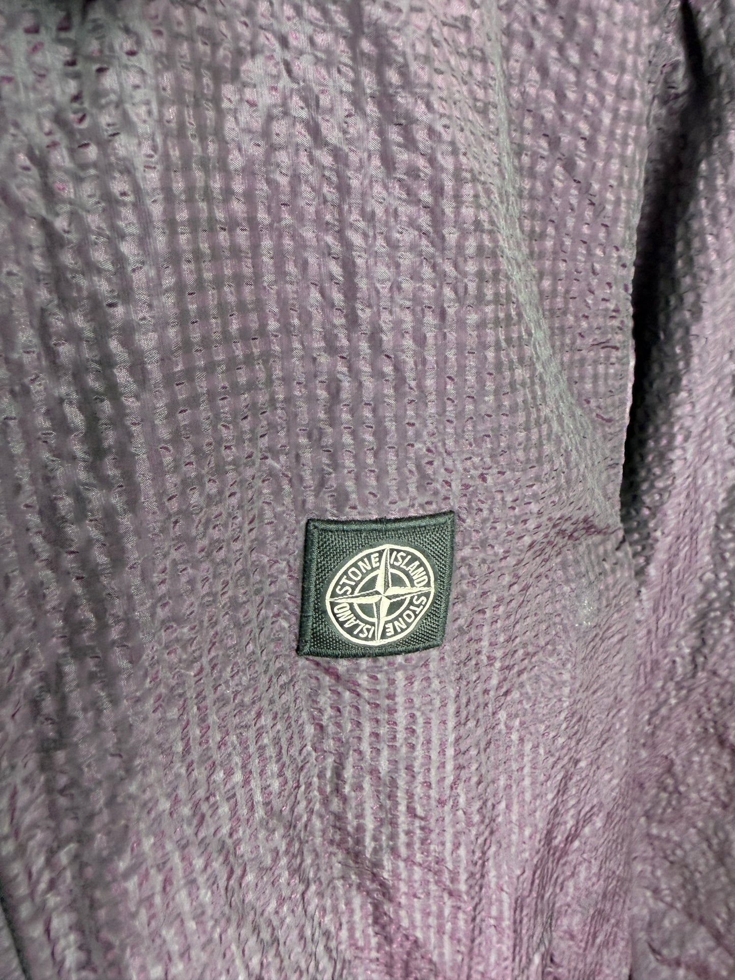Stone Island Seersucker Nylon Weft Overshirt (L)