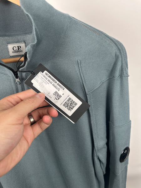 CP Company 1/4 Zip Knit Sweatshirt (S)