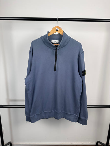 Stone Island 1/4 Zip Sweatshirt (XXL)